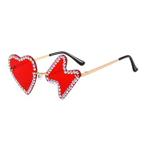SELVFZ Vintage Disco Brille Lustige Party Sonnenbrille Partyfavor 70S Disco Brille Mit Strasssteinen Für Halloween Weihnachten von SELVFZ