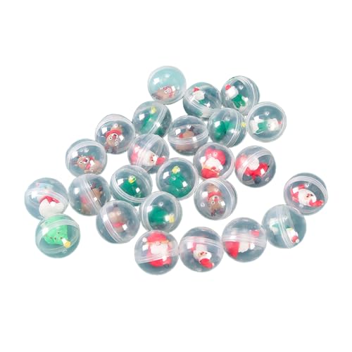 SELVFZ Weihnachtskapsulestie Weihnachten Tabletop Dekore Dekore Figur Interaktive Twist Eierautomat Spielzeug Kleinkindparty Favor Festival Dekoration Für Haus von SELVFZ