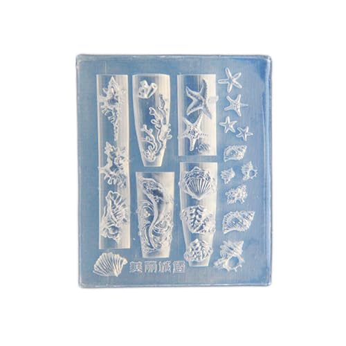 Sea Lifes Nails Stamping Set Silikonform Nägel Kunst Entwerfen Schimmel Für Kreative Maniküre Mit Walen Und Schalen Geeignet Sea Lifes Nails Stamping Set Silikonform Nägel Kunst Entwerfen Schimmel Für Kreative Maniküre Mit Walen Und Schalen Geeignet von SELVFZ