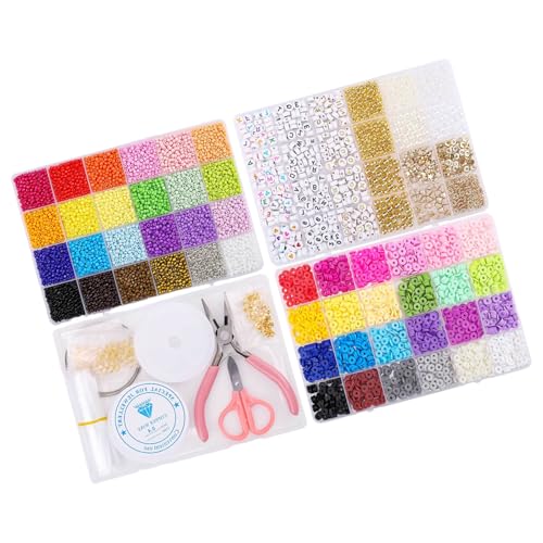 Seedes Perlen Charme Armband Schmuck Making Kits Freundschaftsarmband Kits Mit Alphabeten Buchstaben Perlen Sternperle Für Frauen Samen Perlen Für Schmuckhersteller von SELVFZ