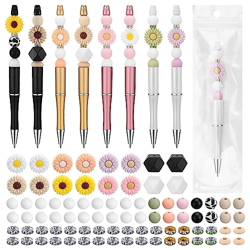 Silikon Bead Pen Kits Personalisierte Perlenstift Kugelstallpunkter Perlen Perlen Materialsschul Kinder Perlen Stift Kits Bunte Perlenstift Kits Silikon Bead Stift Für Handwerks von SELVFZ