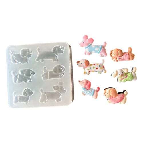 Silikonschlüsselkettenformen Harzschmuckformeln Hundeform Ohrring Formen Epoxidharzzubehör Zur Herstellung Von Accessoires Silikonschlüsselkettenformen Harzschmuckformeln Hundeform Ohrring Formen Epoxidharzzubehör Zur Herstellung Von Accessoires von SELVFZ