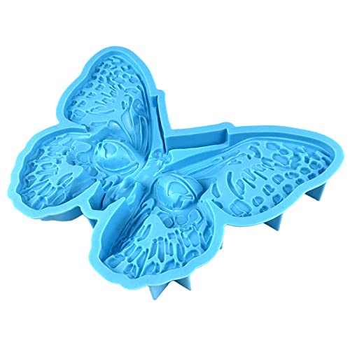 Stereo Schmetterlinge Schädel Wand Ornamente Drop Kleberform Wandanhänger Desktop Dekoration Epoxid Silikon Silikon Anhänger Für Schmuckherstellung von SELVFZ
