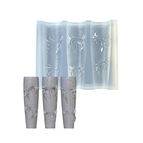 Stilvolle Nägel Kunstform Für Einzigartige Nägel Designs Robuster Blumen Silikon Schnitzform Für Salons Und Hausgebrauch Verwenden Flexibles Silikon Stilvolle Nägel Kunstform Für Einzigartige Nägel Designs Robuster Blumen Silikon Schnitzform Für Salons Und Hausgebrauch Verwenden Flexibles Silikon von SELVFZ