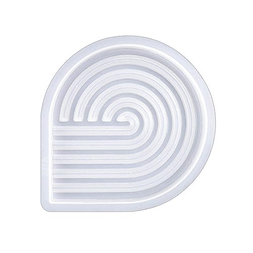 Striped Silikonformen Für Harzgussbogentür Tablett Formen Epoxidguss Craft Cup Matte Harzform Form von SELVFZ
