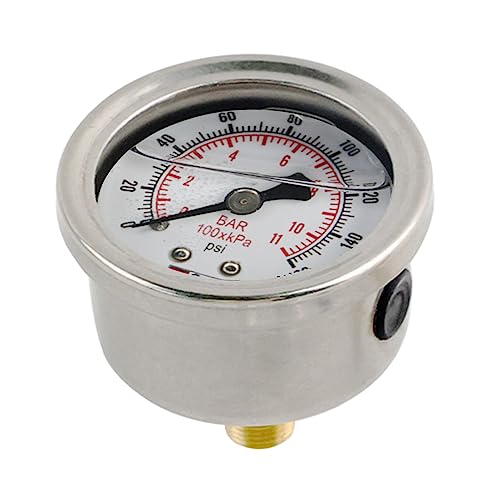 Universalauto 0-160psi 1/8NPT Kraftstoff Kurs Messwerfer Flüssiggefüllte Für Kraftstoffeinspritzsysteme Kompatibel von SELVFZ