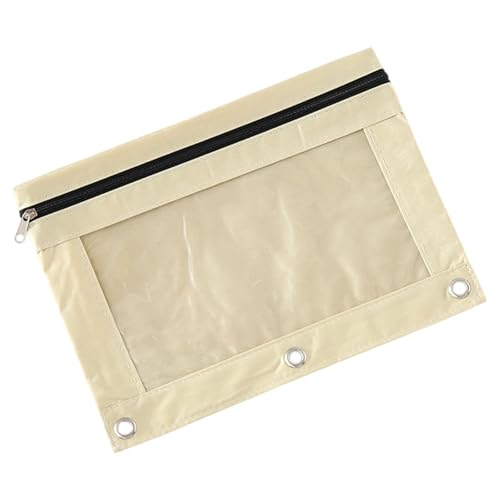 Verstärkter Oxford Fabric B5-Datei Transparenter 3-Ring Ordner Mit Verschüttungsresistenten Wasserfesten Aktenordnern Bag von SELVFZ