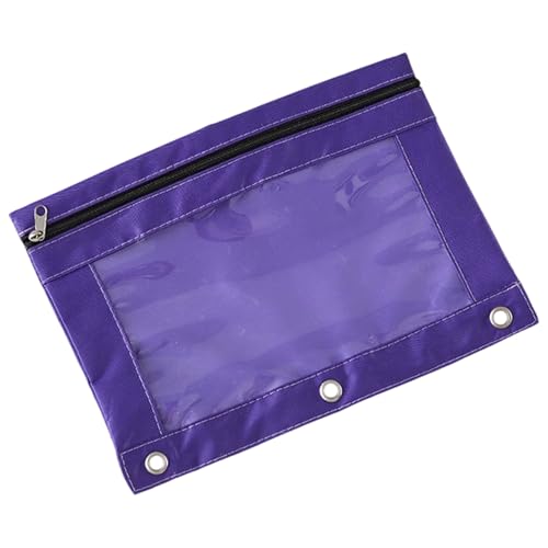 Verstärkter Oxford Fabric B5-Datei Transparenter 3-Ring Ordner Mit Verschüttungsresistenten Wasserfesten Aktenordnern Bag von SELVFZ
