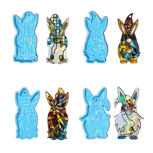Vielseitig Gnomförmige Form Resuzierbares Silikongussform Osterthema Schlüsselketten Ornamentsformen Für Enthusiast von SELVFZ