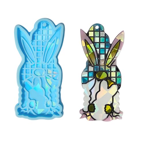 Vielseitig Gnomförmige Form Resuzierbares Silikongussform Osterthema Schlüsselketten Ornamentsformen Für Enthusiast von SELVFZ