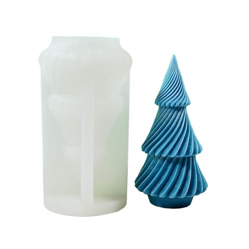 Weihnachtsbaumkerker Silikonform Duft Kerze Herstellung Handgefertigter Seife Gips Harz Backwerkzeuge Feiertagsgeschenke von SELVFZ