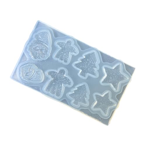 Weihnachtsthema Safe Silicon Craft Form Zum Backen Von Harzkunst Und Festliche Handwerksprojekte Urlaubsbackzubehör von SELVFZ