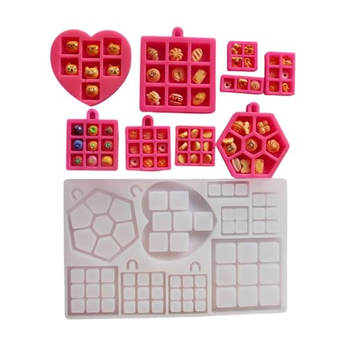 Wiederverwendbare Silikonhandwerksform Mit Miniaturfächern Für Miniaturharzkunst Heimdekoration Und Kreative Geschenke Dekorative Gitterform Wiederverwendbare Silikonhandwerksform Mit Miniaturfächern Für Miniaturharzkunst Heimdekoration Und Kreative Geschenke Dekorative Gitterform von SELVFZ