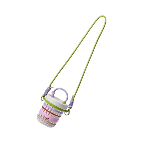 Wiederverwendbarer Lebensmittelstaderbecher Mit Seilgriff Und Gabel Spülmaschine Safe Snacks Tasse Für Picknicks Büro Snacks Gesunde Ernährung Küche Obst Colander von SELVFZ