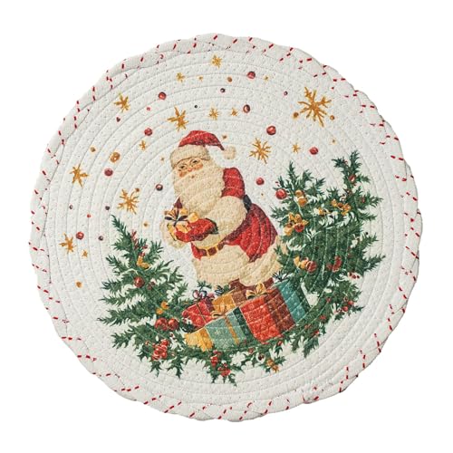Winterblumen Runden Abendessen Placemat Hitzebeständiges Verschüttetem Wiederverwendbares Tischeinstellung Dekoration Hitzesicheres Weihnachts Placemat Winterblumen Runden Abendessen Placemat Hitzebeständiges Verschüttetem Wiederverwendbares Tischeinstellung Dekoration Hitzesicheres Weihnachts Placemat von SELVFZ