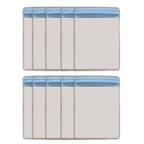 10pcs Clear Kartenbeutel Wiederverschließbare Klare PVC Beutel Fotokarten Organisatoren Wasserbeständig von SELiLe