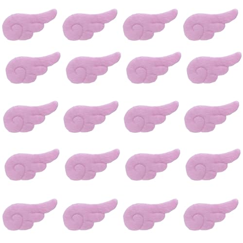 20pcs Farbenfrohe Plüschflügelförmige Applikationen Zum Herstellen Von Hutkleidung Nähflecken Handgefertigtes Haarband Haarclip Applique Plüschflügel Applique Nähfaktor Versorgung 20pcs Farbenfrohe Plüschflügelförmige Applikationen Zum Herstellen Von Hutkleidung Nähflecken Handgefertigtes Haarband Haarclip Applique Plüschflügel Applique Nähfaktor Versorgung von SELiLe