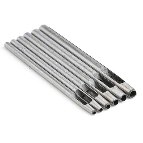 6pieces Hohle Lederloch Puncher Cutter Leder Round Loch Punchs Cutter Tool Für Ledergürtel Uhrenband Leinwand 6pieces Hohle Lederloch Puncher Cutter Leder Round Loch Punchs Cutter Tool Für Ledergürtel Uhrenband Leinwand von SELiLe