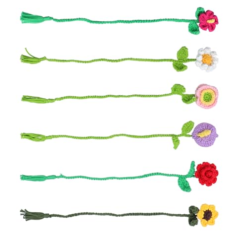 Häkeln Blumen Lesezeichen Für Anfänger Für Erwachsene Enthält Schritt Für Schritt Anweisungen Häkeln Animal Lesezeichen Stricken von SELiLe