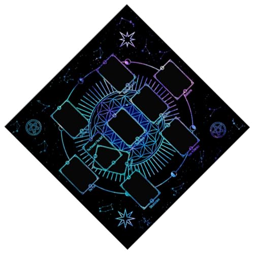 SELiLe 3 Größen Option Tarottisch Stoff Mysteriöses Brettspiel Matten Pendel Gottesdecke Tischdecke Brettspielkartenpolster SELiLe 3 Größen Option Tarottisch Stoff Mysteriöses Brettspiel Matten Pendel Gottesdecke Tischdecke Brettspielkartenpolster von SELiLe