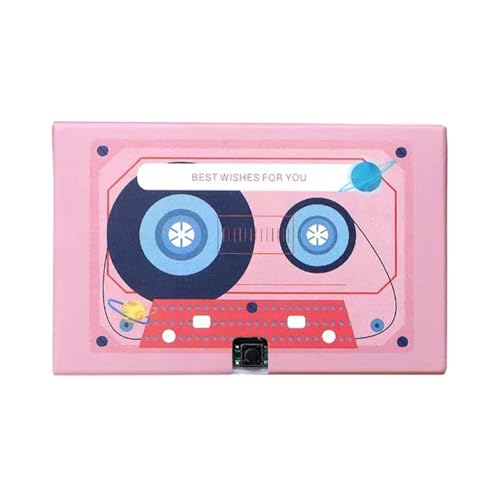 SELiLe Elegante Sound Grußkarte Einzigartige Sprachaufnahme Kassetten Tape Recordable Überraschung Für Geburtstage Und Jubiläen Einfach Zu Bedienende Aufnahmegeräte von SELiLe