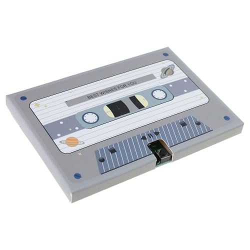 SELiLe Elegante Sound Grußkarte Einzigartige Sprachaufnahme Kassetten Tape Recordable Überraschung Für Geburtstage Und Jubiläen Einfach Zu Bedienende Aufnahmegeräte SELiLe Elegante Sound Grußkarte Einzigartige Sprachaufnahme Kassetten Tape Recordable Überraschung Für Geburtstage Und Jubiläen Einfach Zu Bedienende Aufnahmegeräte von SELiLe