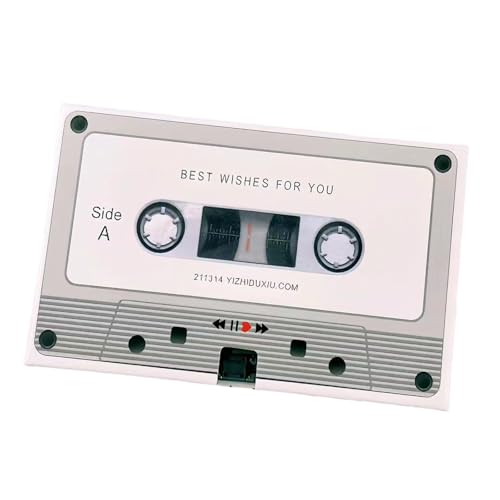 SELiLe Elegante Sound Grußkarte Einzigartige Sprachaufnahme Kassetten Tape Recordable Überraschung Für Geburtstage Und Jubiläen Einfach Zu Bedienende Aufnahmegeräte SELiLe Elegante Sound Grußkarte Einzigartige Sprachaufnahme Kassetten Tape Recordable Überraschung Für Geburtstage Und Jubiläen Einfach Zu Bedienende Aufnahmegeräte von SELiLe