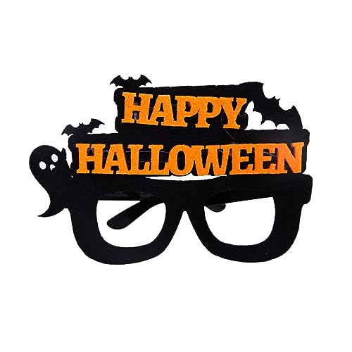 SELiLe Halloween-Kostüm-Zubehör, lustige Stoff-Party-Kürbis-Brille, Fledermaus-Augäpfel, Brillen, Cosplay-Brillen, Party-Dekoration, lustige Kostüm-Brille, Halloween-Partygeschenk von SELiLe