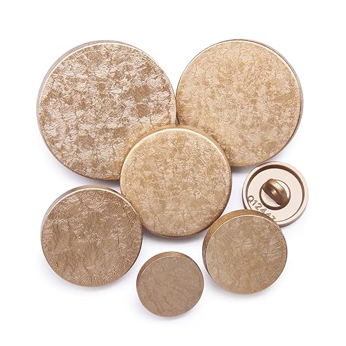 SEMINI Natürliche Kokosnussknöpfe zum Nähen, für Anzüge, Mäntel, Hemden, Hosen, Kleidung, Accessoires und Bastelprojekte (Farbe 10 (Kokosnuss), 100 Stück von SEMINI