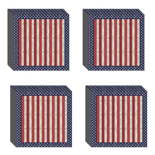 Servietten Amerikanische,Independence Day Servietten,USA Servietten,Amerikanische Servietten,USA Veterans Day napkin,American flag napkin,für Gedenktag,patriotische Tagesdekorationen,16.5X16.5cm,24pcs Servietten Amerikanische,Independence Day Servietten,USA Servietten,Amerikanische Servietten,USA Veterans Day napkin,American flag napkin,für Gedenktag,patriotische Tagesdekorationen,16.5X16.5cm,24pcs von SEMINISMAR