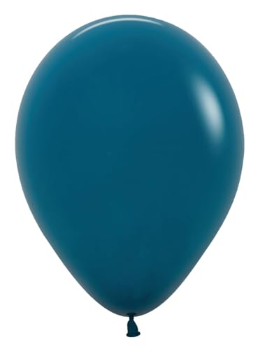 Deluxe-Latexballon, rund, 27,9 cm, Blaugrün, 25 Stück Deluxe-Latexballon, rund, 27,9 cm, Blaugrün, 25 Stück von SEMPERTEX