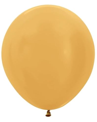 Latexballon, rund, metallisch, goldfarben, 45,7 cm, 6 Luftballons Latexballon, rund, metallisch, goldfarben, 45,7 cm, 6 Luftballons von SEMPERTEX