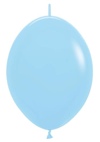 Link-O-Loons Latex-Luftballons, rund, 15,2 cm, Pastellblau, 50 Stück Link-O-Loons Latex-Luftballons, rund, 15,2 cm, Pastellblau, 50 Stück von SEMPERTEX