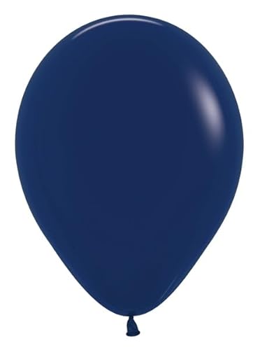 Modischer, marineblauer runder Latexballon, 27,9 cm, 25 Stück Modischer, marineblauer runder Latexballon, 27,9 cm, 25 Stück von SEMPERTEX