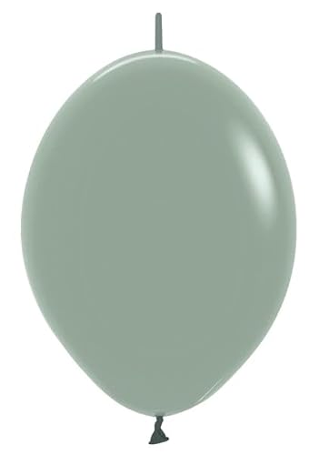 Pastel Dusk Laurel Green Runde Latex-Link-O-Loons 15,2 cm | 50 Luftballons Pastel Dusk Laurel Green Runde Latex-Link-O-Loons 15,2 cm | 50 Luftballons von SEMPERTEX