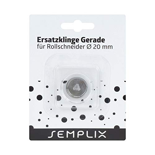 SEMPLIX Ersatzklinge Rollschneider Gerade 20mm: Zum Nähen, Handarbeiten, Basteln | für Stoffe, Filz, Leder, Papier, Foto SEMPLIX Ersatzklinge Rollschneider Gerade 20mm: Zum Nähen, Handarbeiten, Basteln | für Stoffe, Filz, Leder, Papier, Foto von SEMPLIX