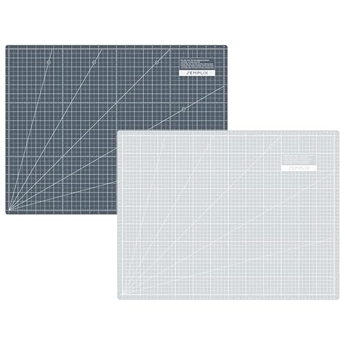 SEMPLIX Selbstheilende Schneidematte A0-A4 - Grün, Rosa, Grau, Türkis, Lila - Ideal fürs Basteln, Nähen & Patchworken - Beidseitig Bedruckt - Vorderseite cm Rückseite inch Bemaßung (Hellgrau-Grau, A2) SEMPLIX Selbstheilende Schneidematte A0-A4 - Grün, Rosa, Grau, Türkis, Lila - Ideal fürs Basteln, Nähen & Patchworken - Beidseitig Bedruckt - Vorderseite cm Rückseite inch Bemaßung (Hellgrau-Grau, A2) von SEMPLIX