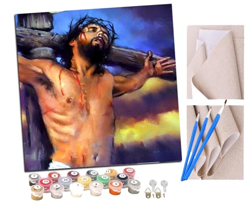 Malen Nach Zahlen Erwachsene Geburt Jesu Christi DIY handgemaltes Ölgemälde Set für Anfänger und Erwachsene, Acrylfarbe, Kindergemälde, Kreative Heimdekoration, Geschenk, Weihnachten Malen Nach Zahlen Erwachsene Geburt Jesu Christi DIY handgemaltes Ölgemälde Set für Anfänger und Erwachsene, Acrylfarbe, Kindergemälde, Kreative Heimdekoration, Geschenk, Weihnachten von SENDJJ