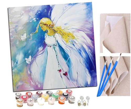 Malen Nach Zahlen Erwachsene Vampirengel Elfenmädchen 192 DIY handgemaltes Ölgemälde Set für Anfänger und Erwachsene, Acrylfarbe, Kindergemälde, Kreative Heimdekoration, Geschenk, Weihnachten von SENDJJ