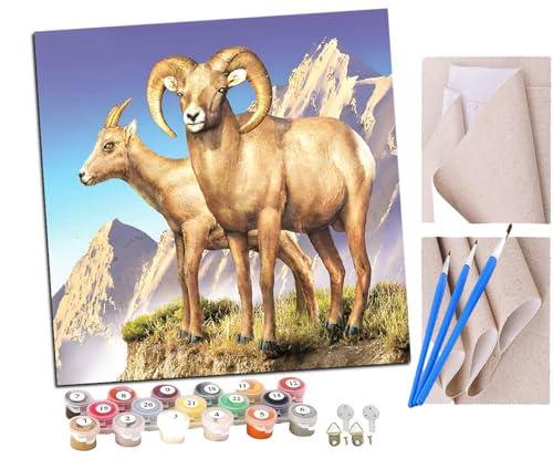 SENDJJ Malen Nach Zahlen Erwachsene Antilope Paint by Numbers diy GemäLde Kit mit Pinsel und Acrylfarbe Als Geschenk für Wanddeko Groß 40x40cm SENDJJ Malen Nach Zahlen Erwachsene Antilope Paint by Numbers diy GemäLde Kit mit Pinsel und Acrylfarbe Als Geschenk für Wanddeko Groß 40x40cm von SENDJJ