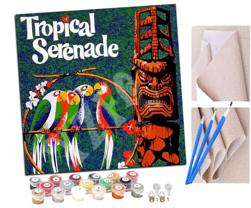 SENDJJ Malen Nach Zahlen Erwachsene Tier Vogel DIY Handgemalt Ölgemälde Leinwand Kits Mit Pinsels und Acrylfarbe Als Geschenke und Heimdekoration Ohne Rahmen 40 x 40 cm SENDJJ Malen Nach Zahlen Erwachsene Tier Vogel DIY Handgemalt Ölgemälde Leinwand Kits Mit Pinsels und Acrylfarbe Als Geschenke und Heimdekoration Ohne Rahmen 40 x 40 cm von SENDJJ