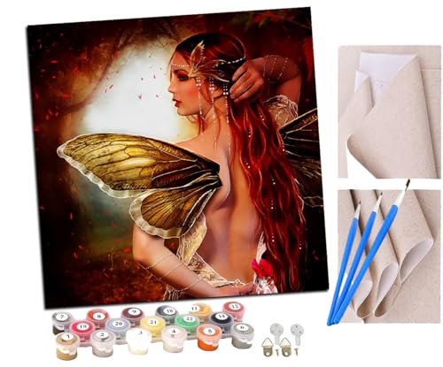 SENDJJ Malen Nach Zahlen Erwachsene Vampirengel Elfenmädchen 286 Paint by Numbers diy GemäLde Kit mit Pinsel und Acrylfarbe Als Geschenk für Wanddeko Groß 40x40cm SENDJJ Malen Nach Zahlen Erwachsene Vampirengel Elfenmädchen 286 Paint by Numbers diy GemäLde Kit mit Pinsel und Acrylfarbe Als Geschenk für Wanddeko Groß 40x40cm von SENDJJ