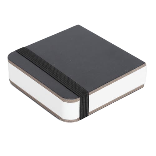 30 Blatt Aquarell Skizzenbuch, 8 X 8 Cm, 300 g/m², Weißes Papier, Aquarell Notizbuch, Tragbares Kleines Aquarell Tagebuch Zum Skizzieren, Malen, Kritzeln, Schreiben (BLACK) von SENECESLI