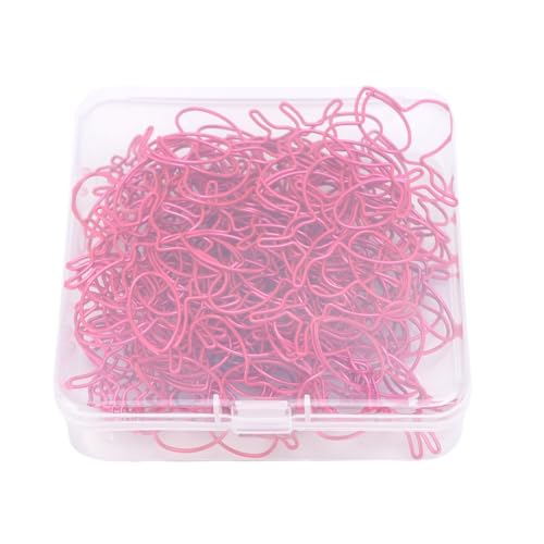 SENECESLI Bienenförmige Büroklamme, Bienenförmige Lesezeichen Clamp/Holder Niedlich für Kalender (PINK) von SENECESLI