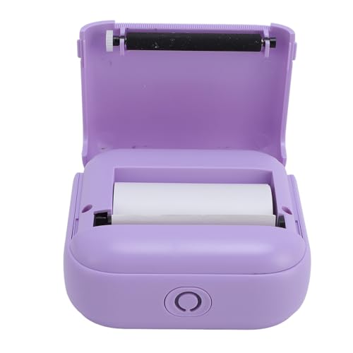 SENECESLI Drucker, BT -Taschendrucker Multi Zweck Wireless Tragbar für Bill Foto Memo Falscher Frage Drucker für die Schule Kleinunternehmen (PURPLE) von SENECESLI