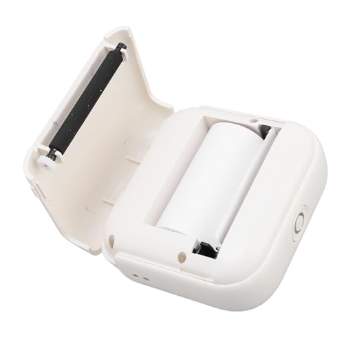 SENECESLI Drucker, BT -Taschendrucker Multi Zweck Wireless Tragbar für Bill Foto Memo Falscher Frage Drucker für die Schule Kleinunternehmen (WHITE) von SENECESLI