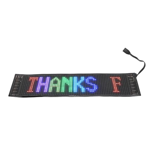 SENECESLI LED Flexible Display -Panel, PVC Programmierbares LED -Matrixplatine HD Display für die Autodekoration für die Werbung von SENECESLI