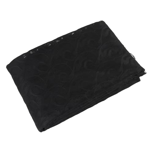 SENECESLI Tischdecke, Stofftischabdeckung Sicher Genähtes Polyester Multifunktional für Bankettsäle (Black) von SENECESLI