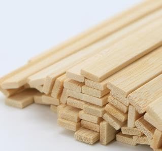 SENJEOK 100 Stück lange Bambus-Bastelstäbe, 40 x 0,9 x 0,2 cm Holzstreifen für Sternlaternenherstellung und Bastelprojekte SENJEOK 100 Stück lange Bambus-Bastelstäbe, 40 x 0,9 x 0,2 cm Holzstreifen für Sternlaternenherstellung und Bastelprojekte von SENJEOK