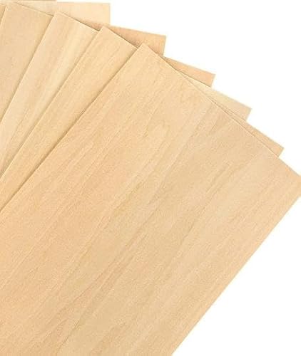 SENJEOK Sperrholzplatten, 200 x 100 x 2 mm dünn, unlackiertes Holzbrett für Holzhandwerk-Modelle, Heimdekoration, DIY-Holzprodukte, Kunstprojekte, 30 Stück SENJEOK Sperrholzplatten, 200 x 100 x 2 mm dünn, unlackiertes Holzbrett für Holzhandwerk-Modelle, Heimdekoration, DIY-Holzprodukte, Kunstprojekte, 30 Stück von SENJEOK